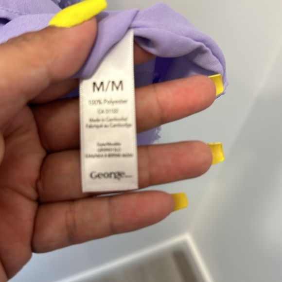 PURPLE DRESS SIZE M - Picture 9 of 10